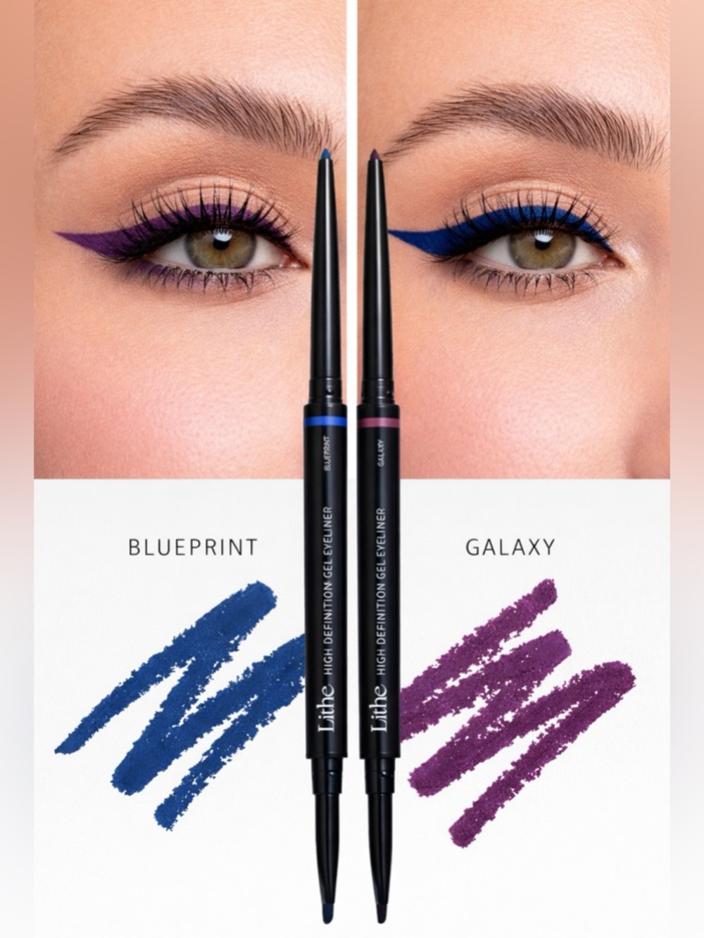 ✨ Lithe High Definition Gel Eyeliner Duo Blueprint Galaxy | NIB | Full Size Set✨